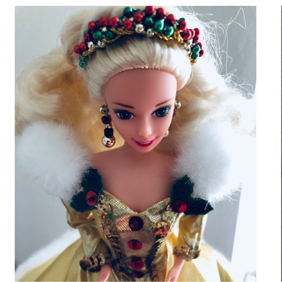 1994 Rare Misprint Boxart Happy Holidays Barbie Special Edition NIB Mint - Picture 14 of 14